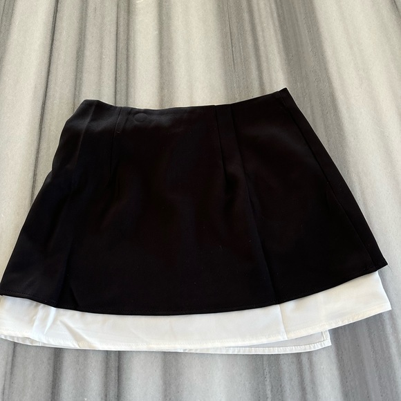 Split Hem Colorblock Mini Skirt XS NEW - Picture 12 of 12